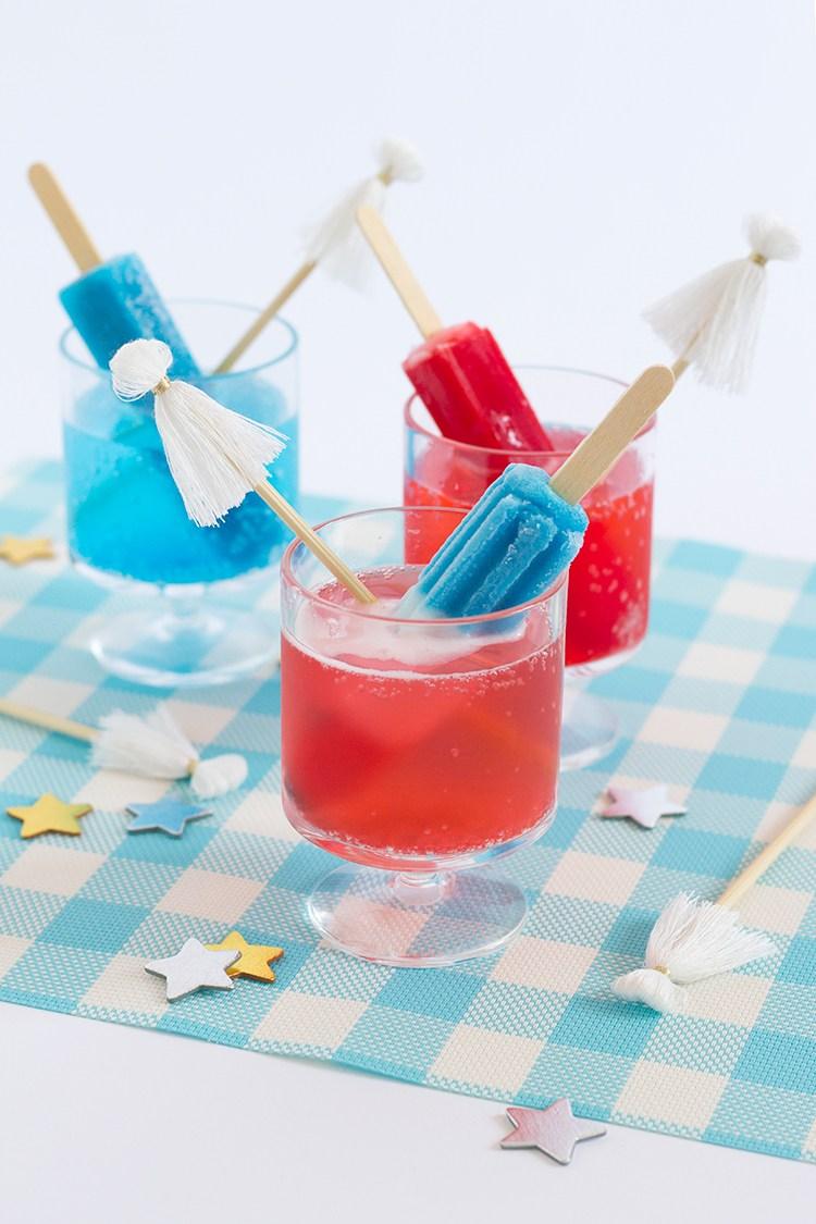Popsicle Cocktails
& Tassel Stir Sticks