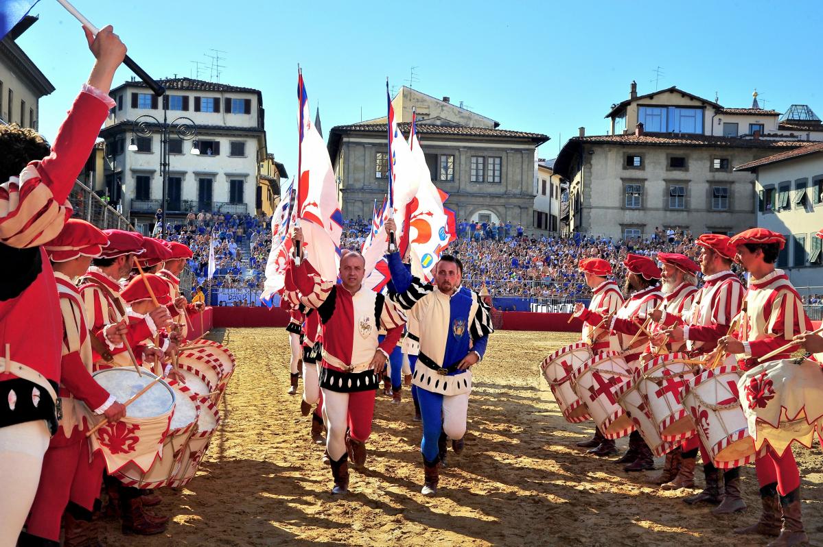 Historische Prozession der Florentiner Republik