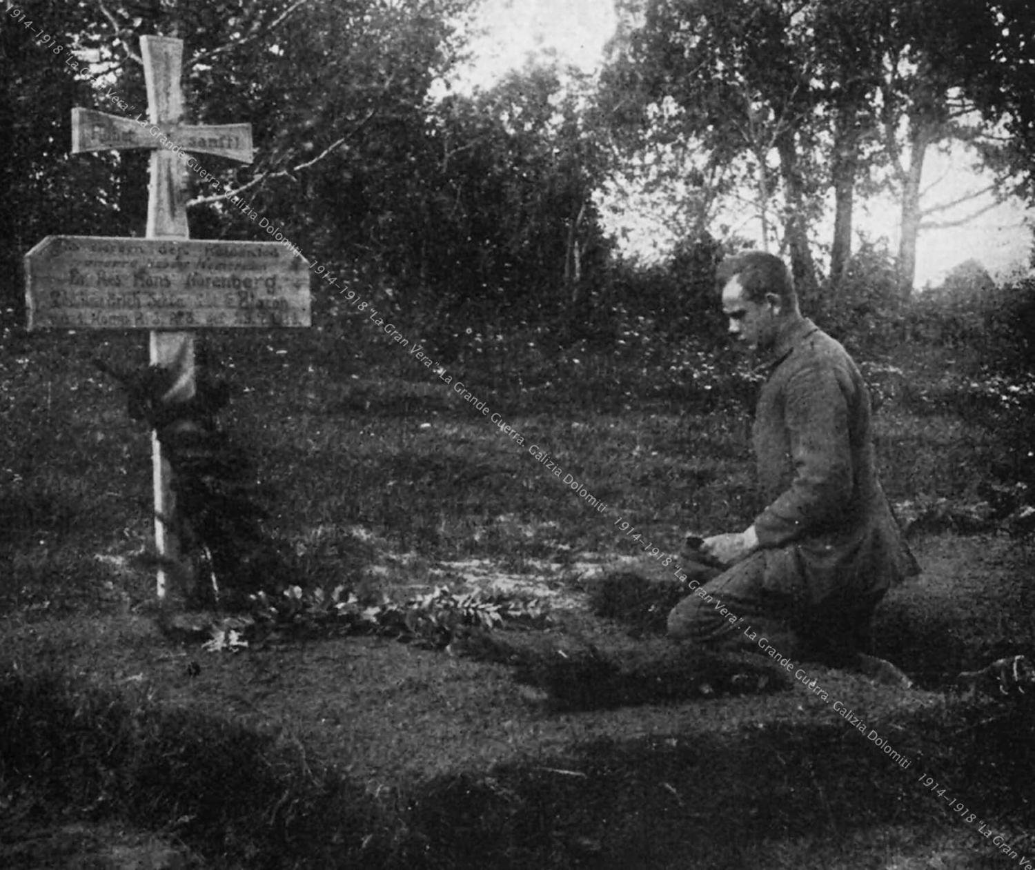 ...and a wooden cross for the “simple soldier”