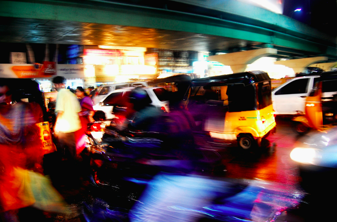 Rush Hour in Chennai, India