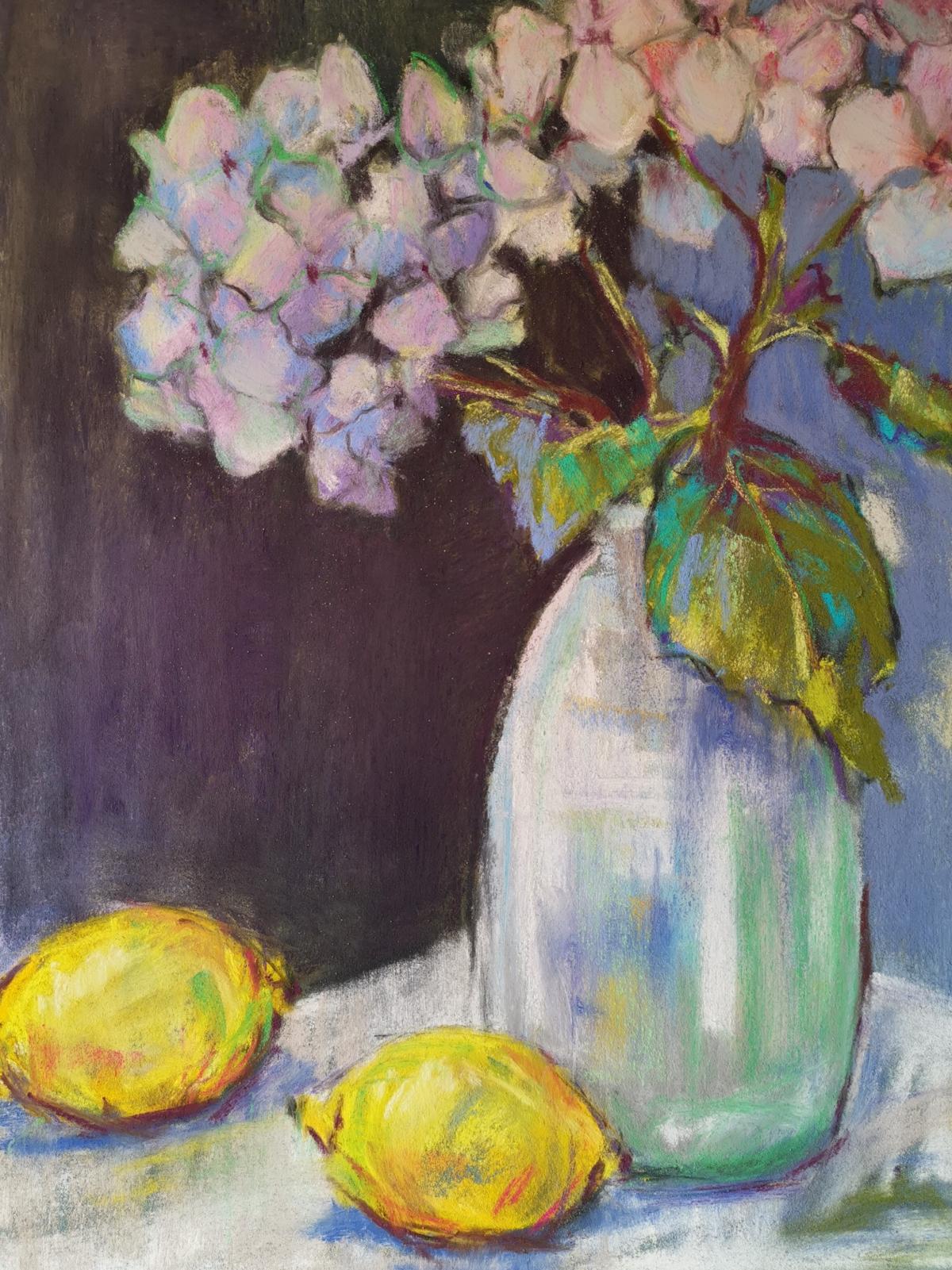 Hydrangeas and Lemons